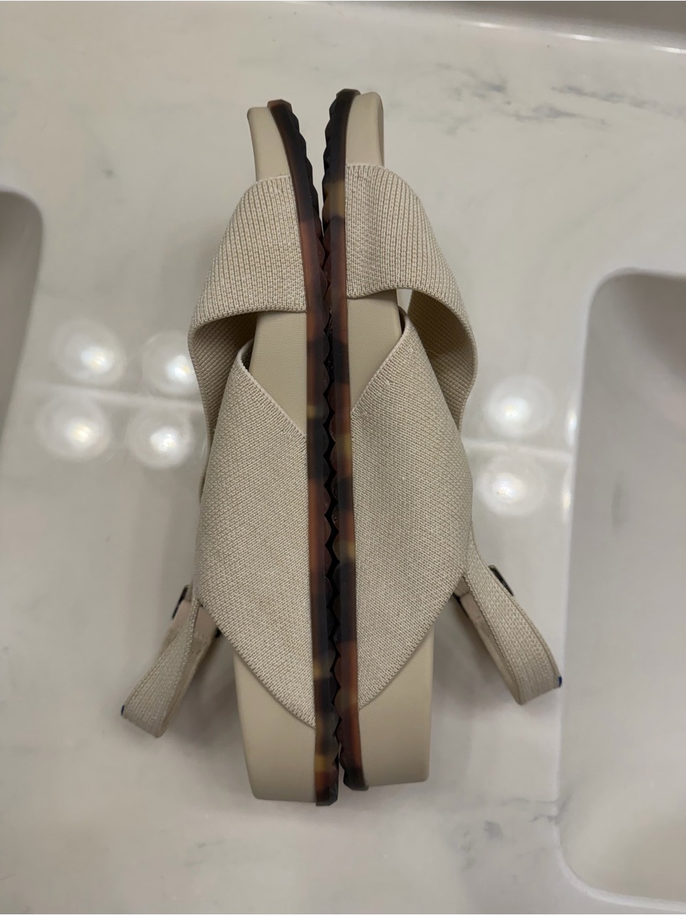 Rothy’s the weekend sandal coconut size 10.5 - Picture 6 of 10